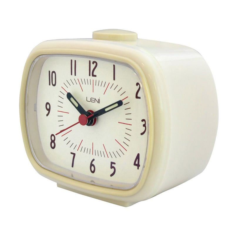 Leni Retro Bedside Desk Alarm Clock