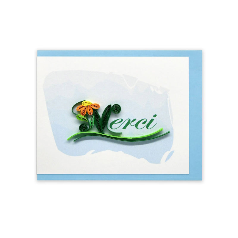 Quilled Mini Greeting Card (8.5x6.4cm)