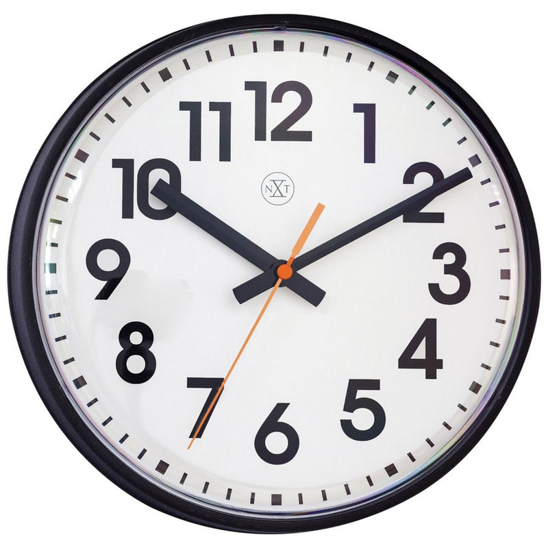 NeXtime Peter Wall Clock 26cm (Black)