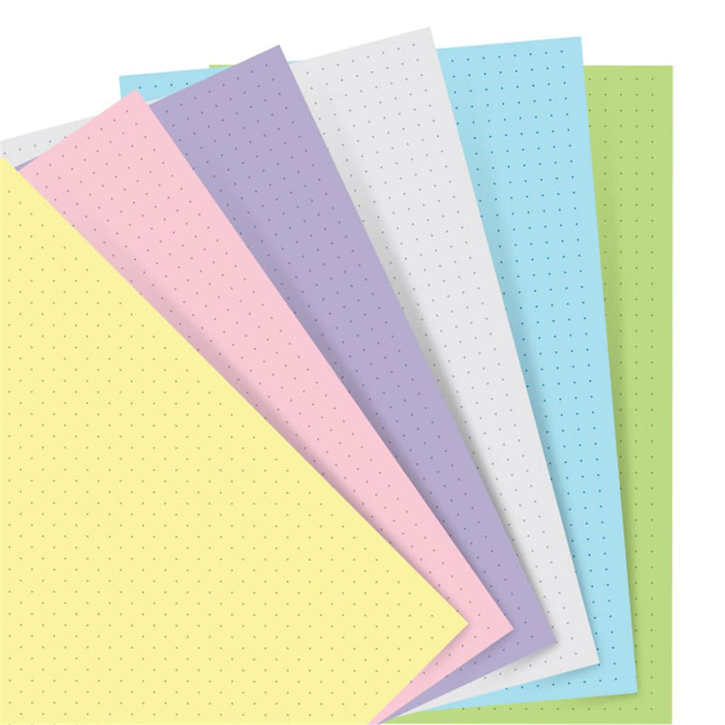 Filofax pastell A5 anteckningsbok påfyllning 60pk