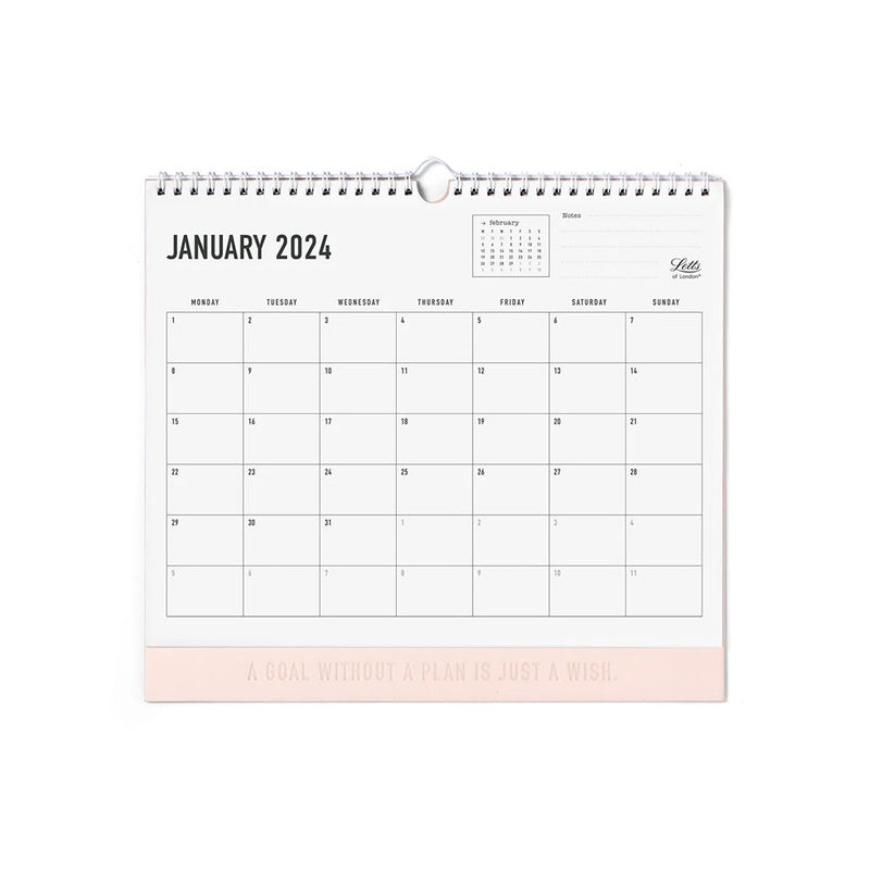 Letts 2024 bewusster Wandkalender