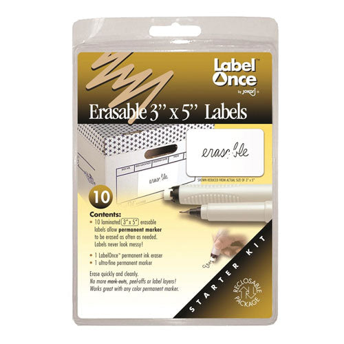 Jokari Erasable Labels (3x5in)