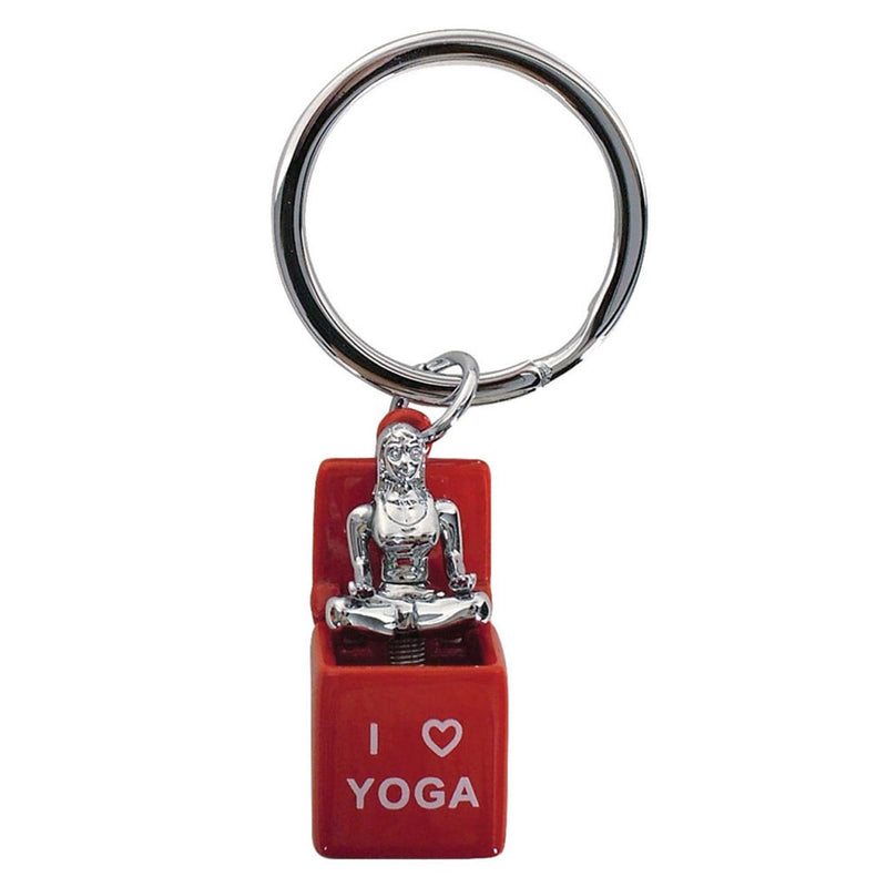 Yoga in the Box Keyring (Red)