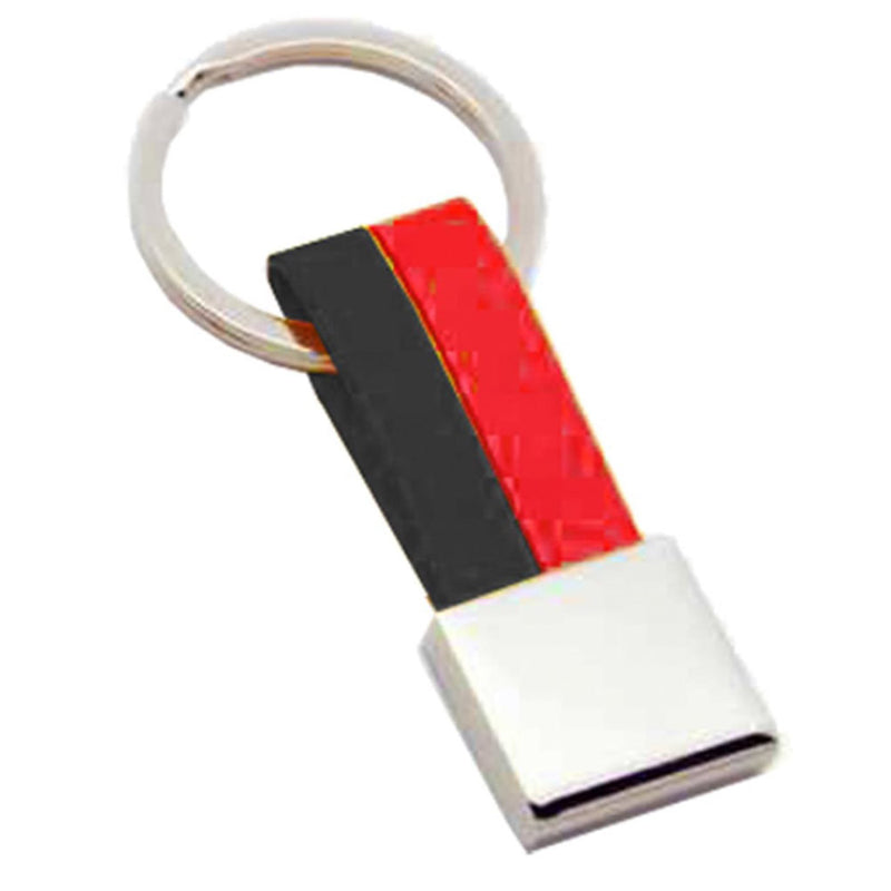 Lifefx Two Tone Square Plate Keyring