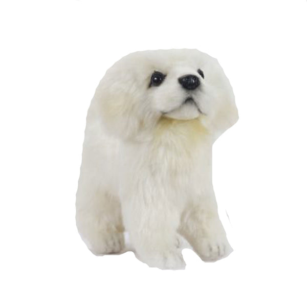 Laying Maremma Guardian Pup Plush Toy 33cm