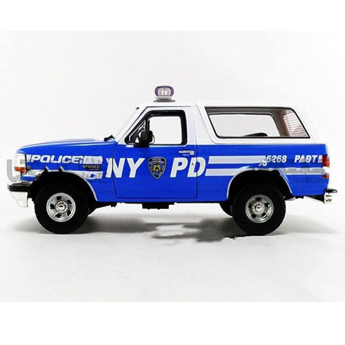 1992 NYPD Ford Bronco Police Car from Artisan 1:18 Scale