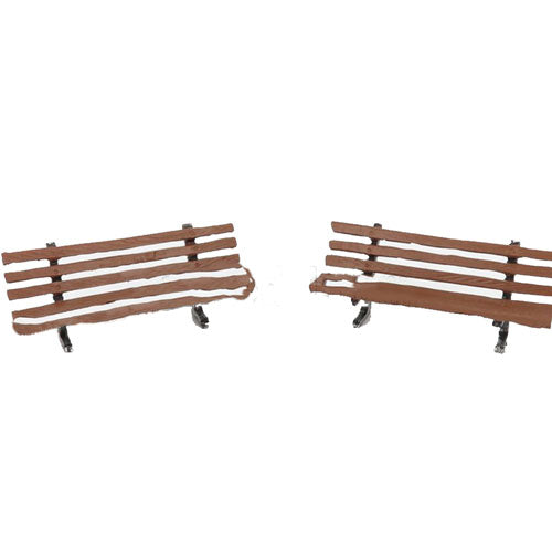 Park Bench 1:24 Scale Figure (Set of 2)