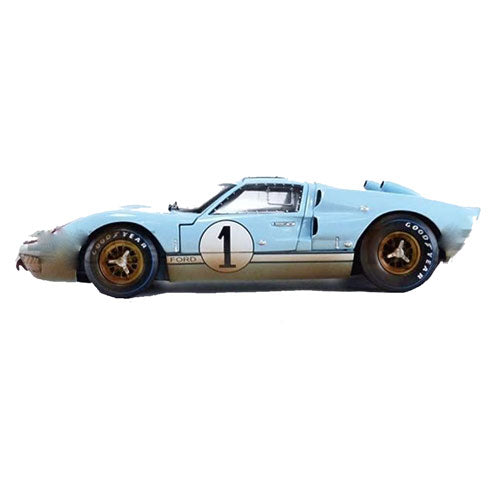 1966 Ken Miles Ford GT40 MK11 1:18 Model Car (Blu/Whte/Orng)