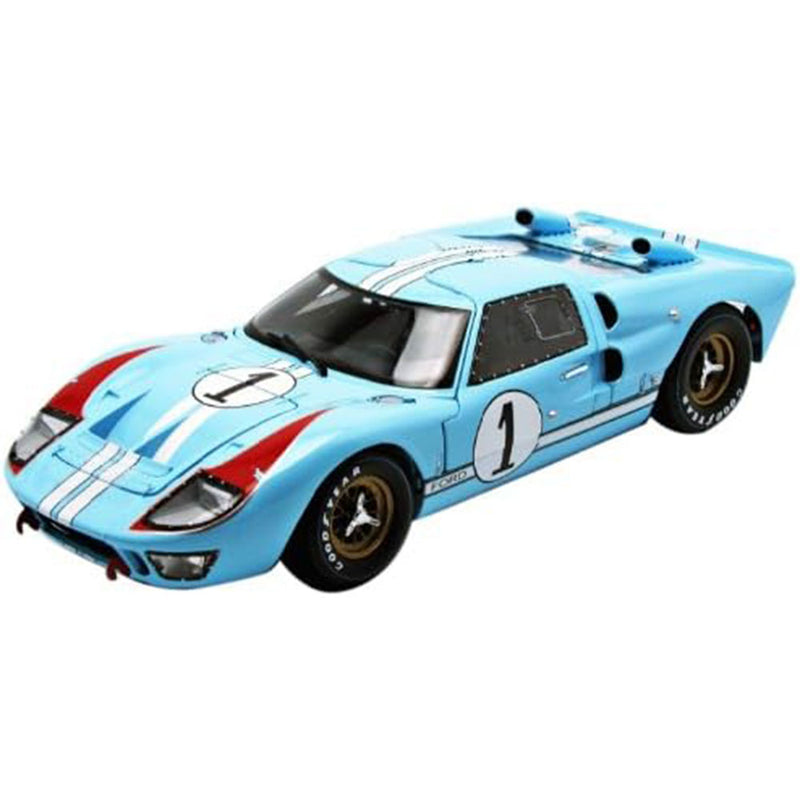 1966 Lemans -voittaja Ford GT40 MK11 1:18 Malli -auto