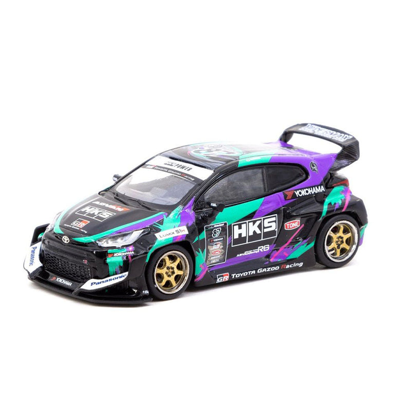 HKS Racing Performer GR Yaris 1/64 Scale Model