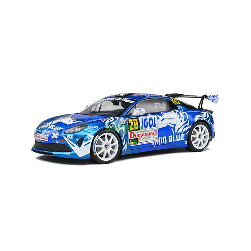 Alpine A110 Rallye Rallye du var 2021 1/18 Scale -malli