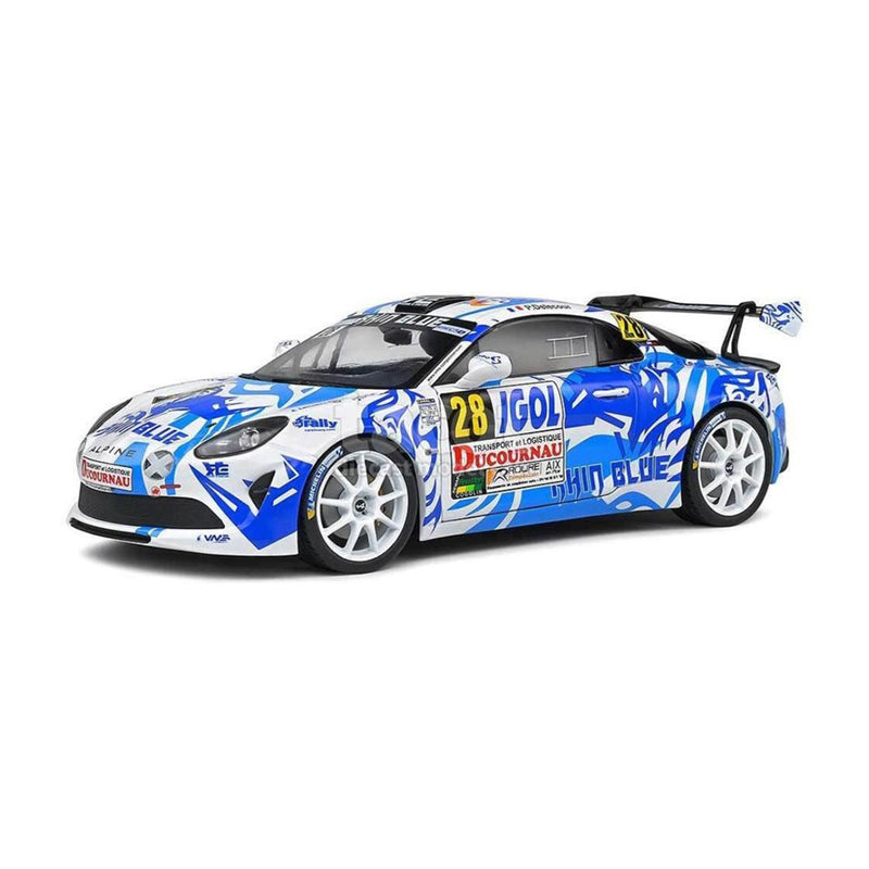 Alpine A110 Rallye Rallye du var 2021 1/18 Scale -malli