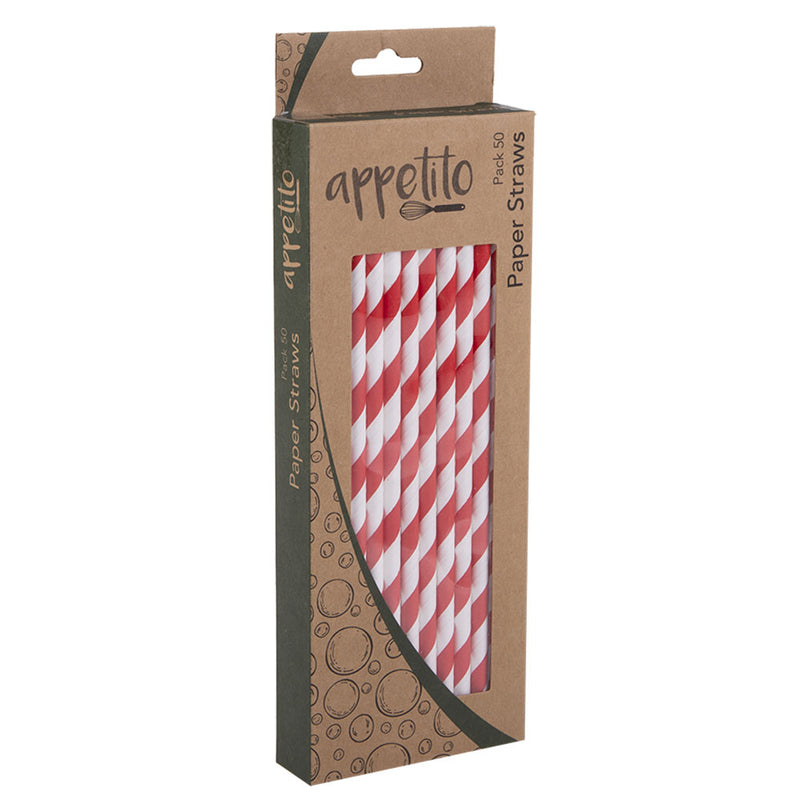 Appetito Paper Straws (50)