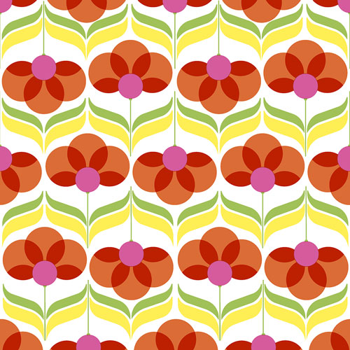 Paper+Design Luncheon Napkins (Geo Flowers)