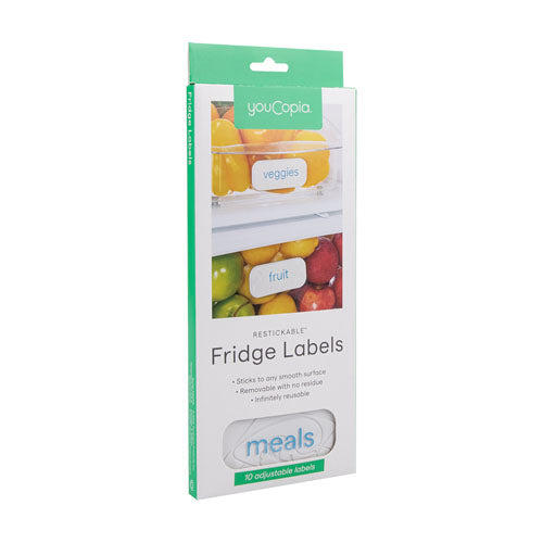 Youcopia Re-Stickable Fridge Labels (Pack of 10)