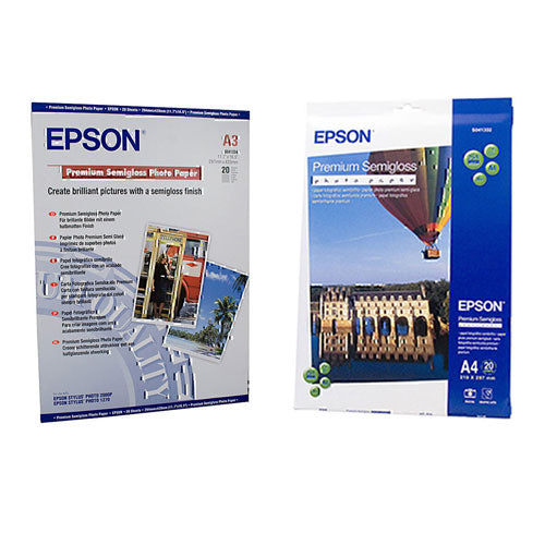 Epson Semi-Gloss Photo Paper 20pc