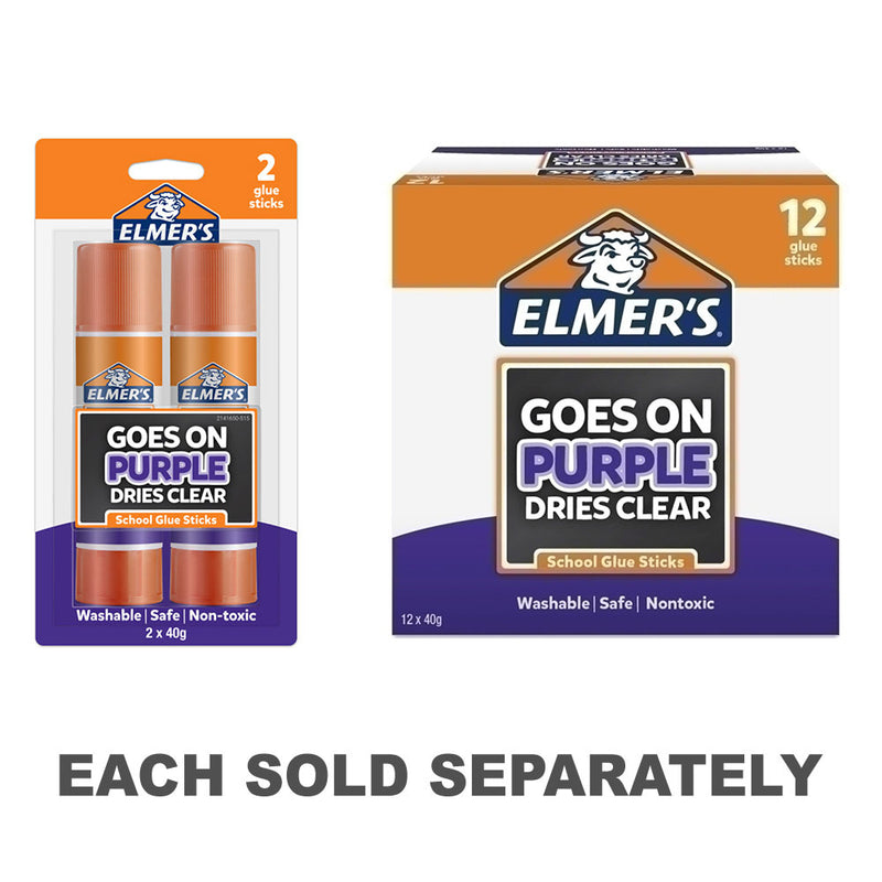 Elmers Purple Glue Stick 40g