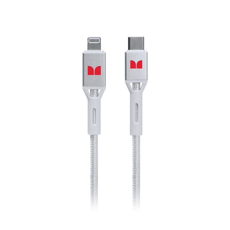 Hirviö salama USB-C-punotulle kaapelille 1,2 metriä