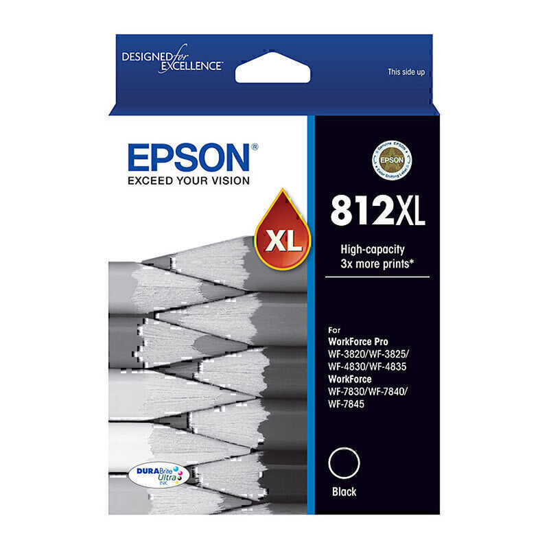 Epson 812XL -mustepatruuna