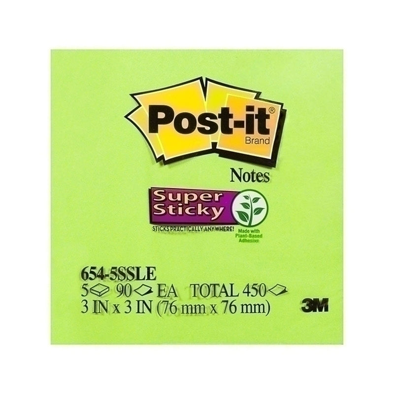 Post-it 76x76mm Super Sticky Notes (laatikko 4)