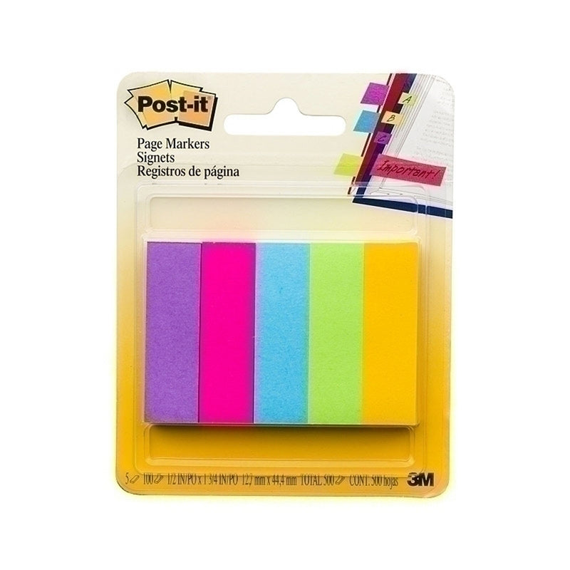 Post-it-sivumerkinnät (13x45mm)