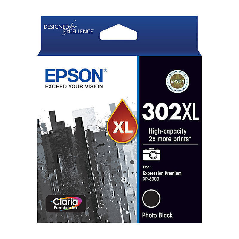 Epson 302xL -mustepatruuna