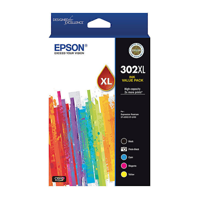 Epson 302xL -mustepatruuna