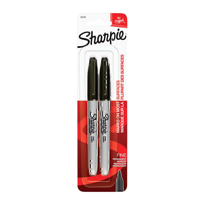 Sharpie pysyvä merkki hieno 2pk (laatikko 6)