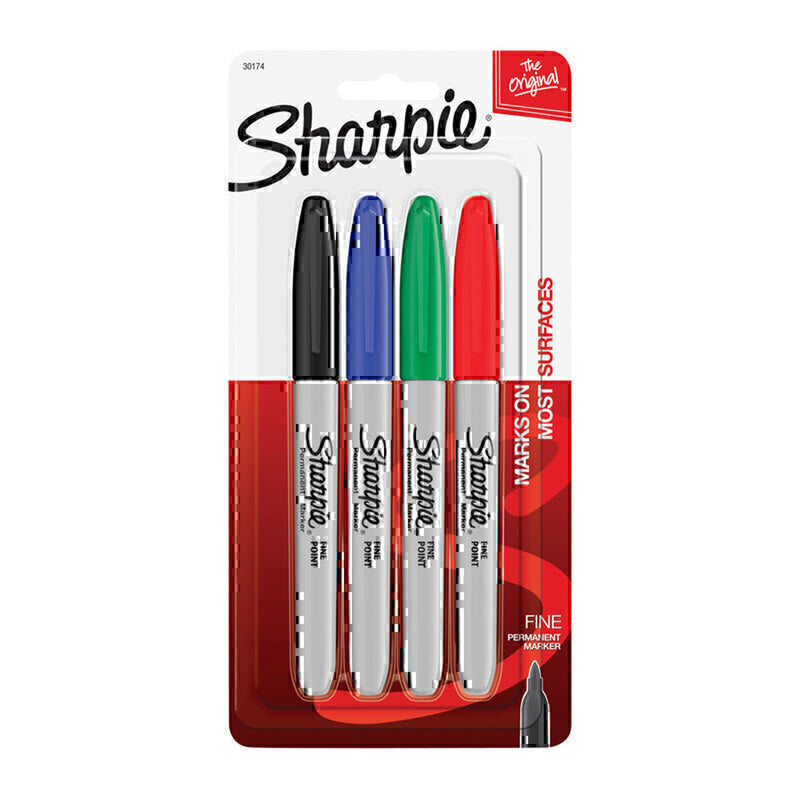 Sharpie pysyvä merkki hieno 2pk (laatikko 6)