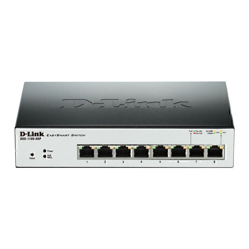 D-Link 8 -port Gigabit Smart Managted Poe Switch