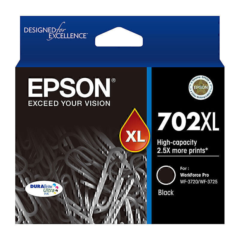 Epson 702XL -mustepatruuna