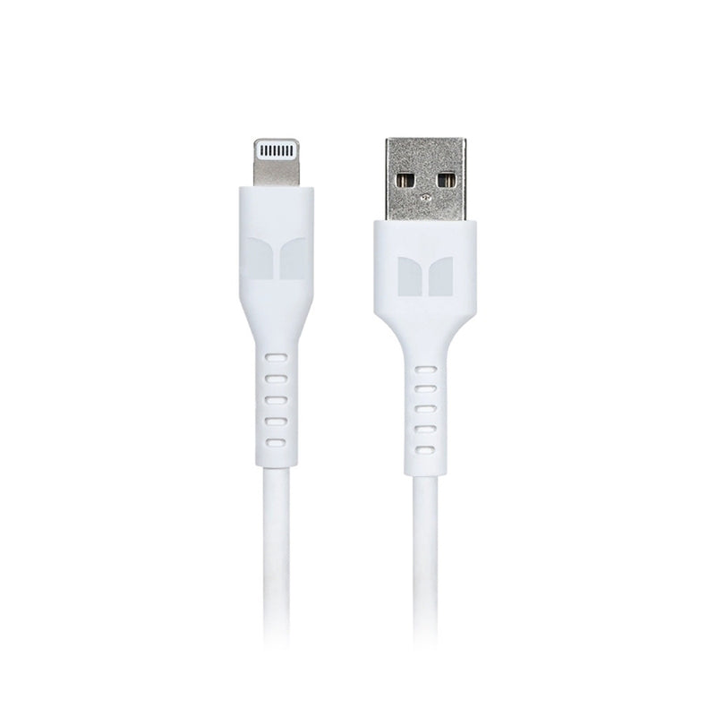 Monster Lightning zu USB-A-Kabel 2M (weiß)