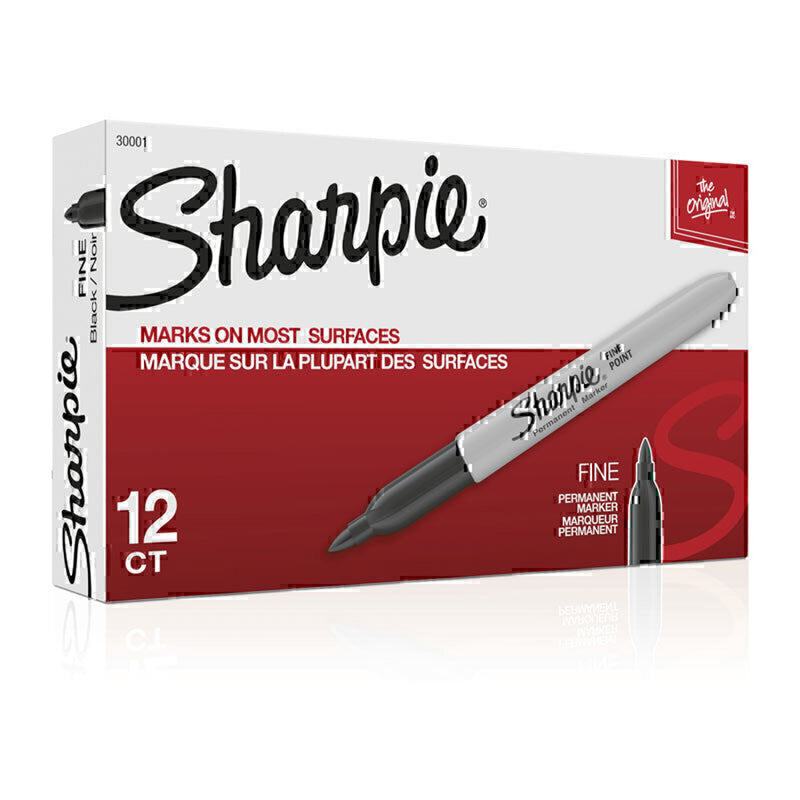 Sharpie pysyvä merkki hieno 12pk