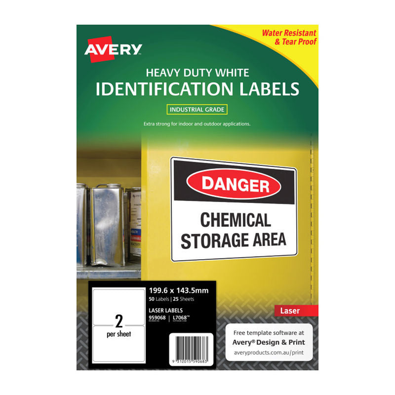 Avery Heavy Duty Laser -tarrat 25pk