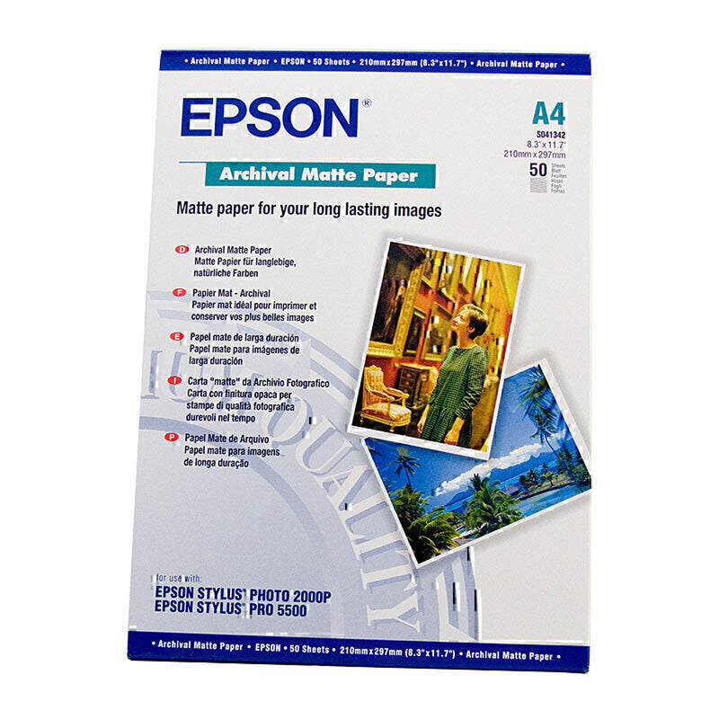 Epson -arkisto mattapaperi 50kpc