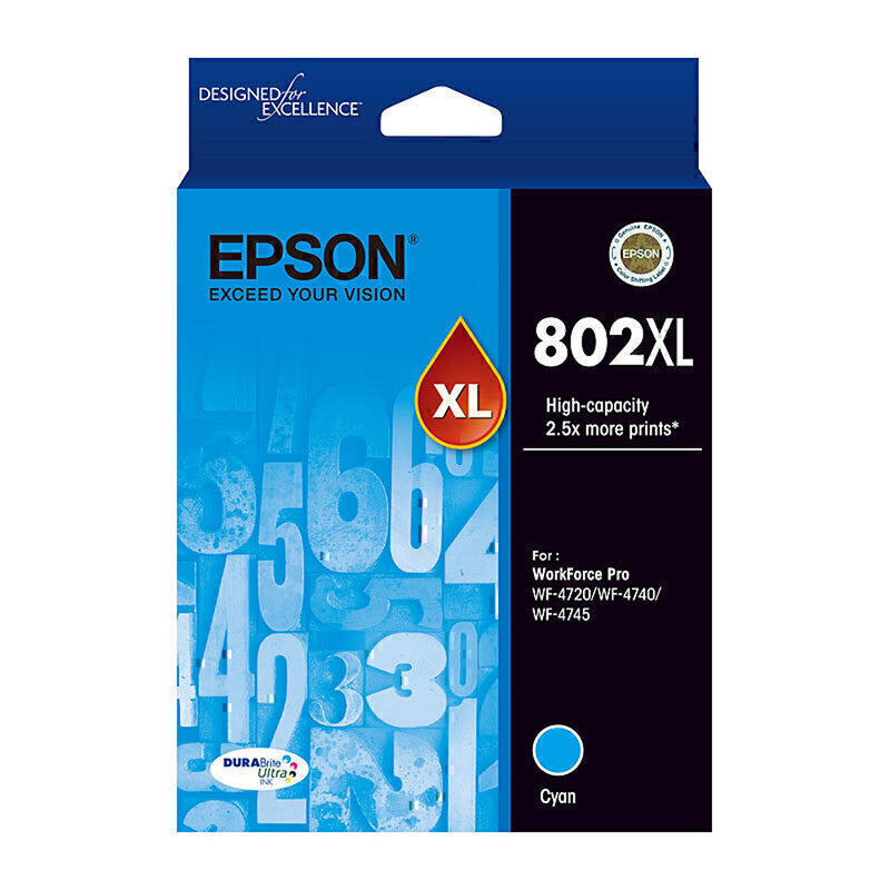 Epson 802xl -mustepatruuna