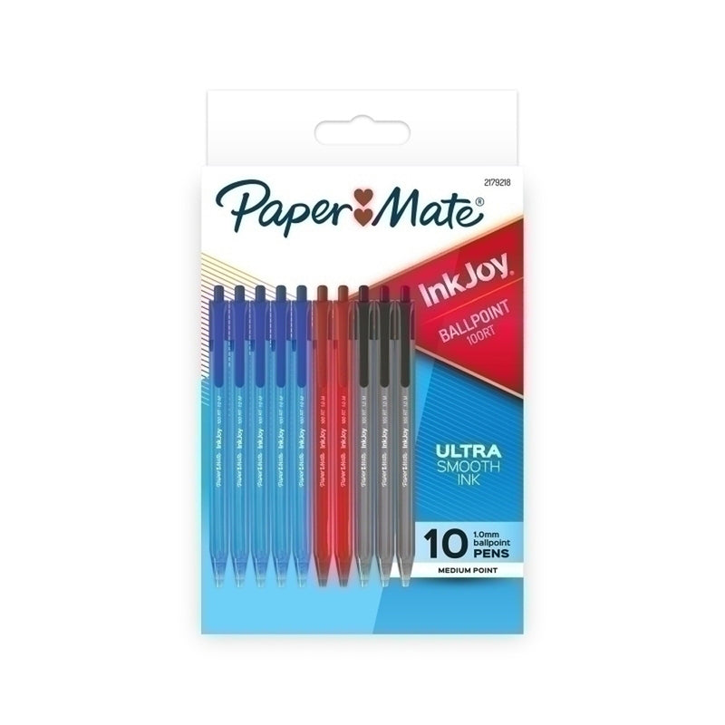 Paper Mate INKJOY 100RT BALLPEN 10R -laatikko 12