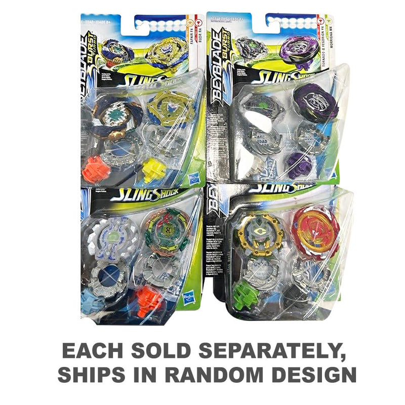 Purske turbo beyblade slingshock dual pakkaus