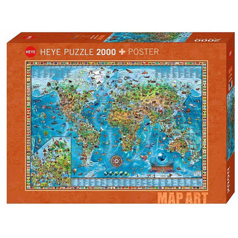 Heye Map Art Palapala 2000pcs