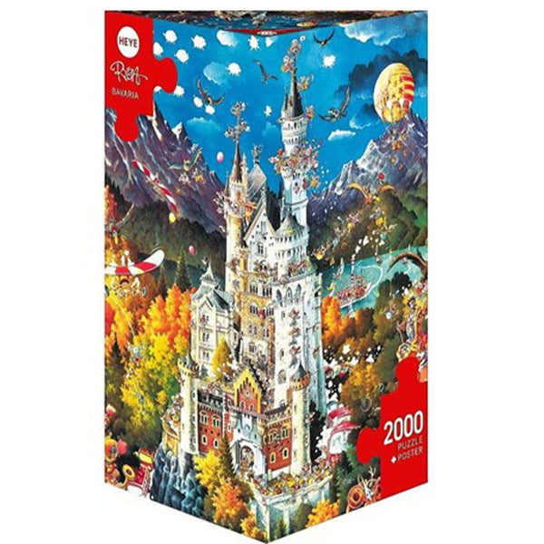 Heye Triangular Ryba Bavaria Jigsaw Puzzle 2000pcs