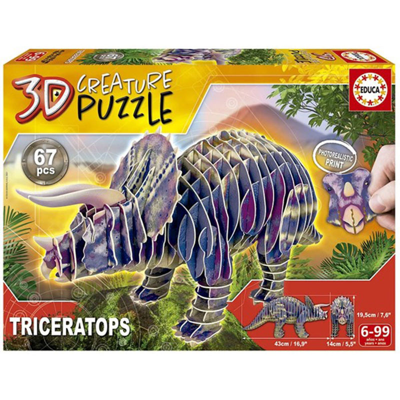 Educa 3D Creature Dinosaur Pussel