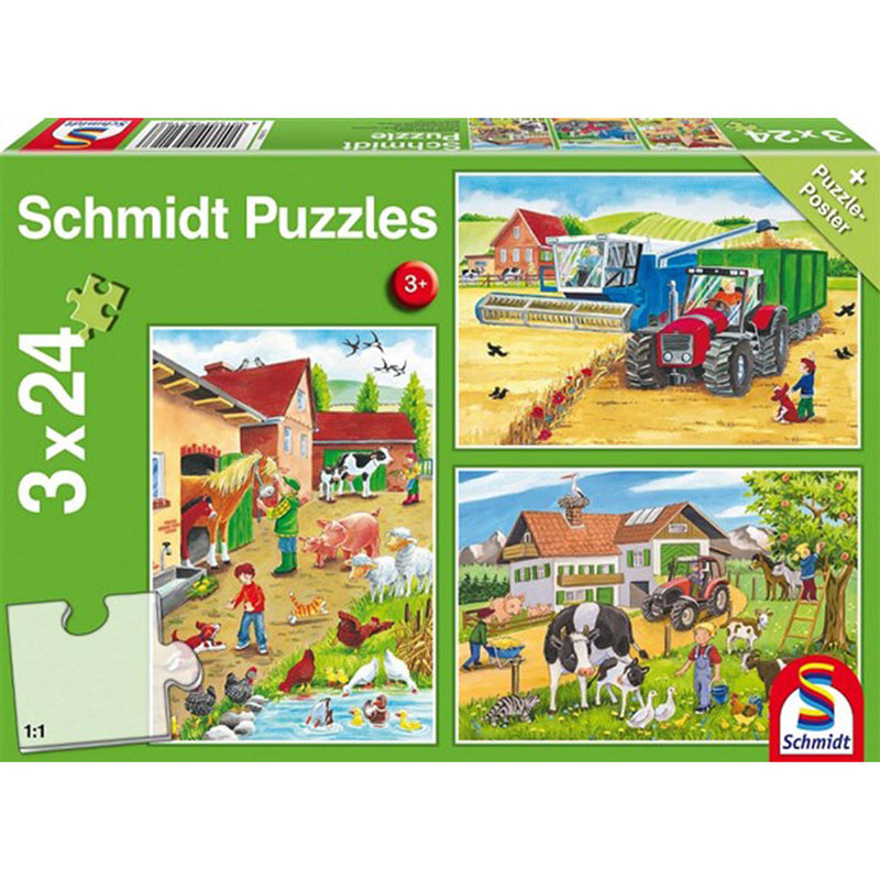 Schmidt Puzzle -juliste 3x24pcs