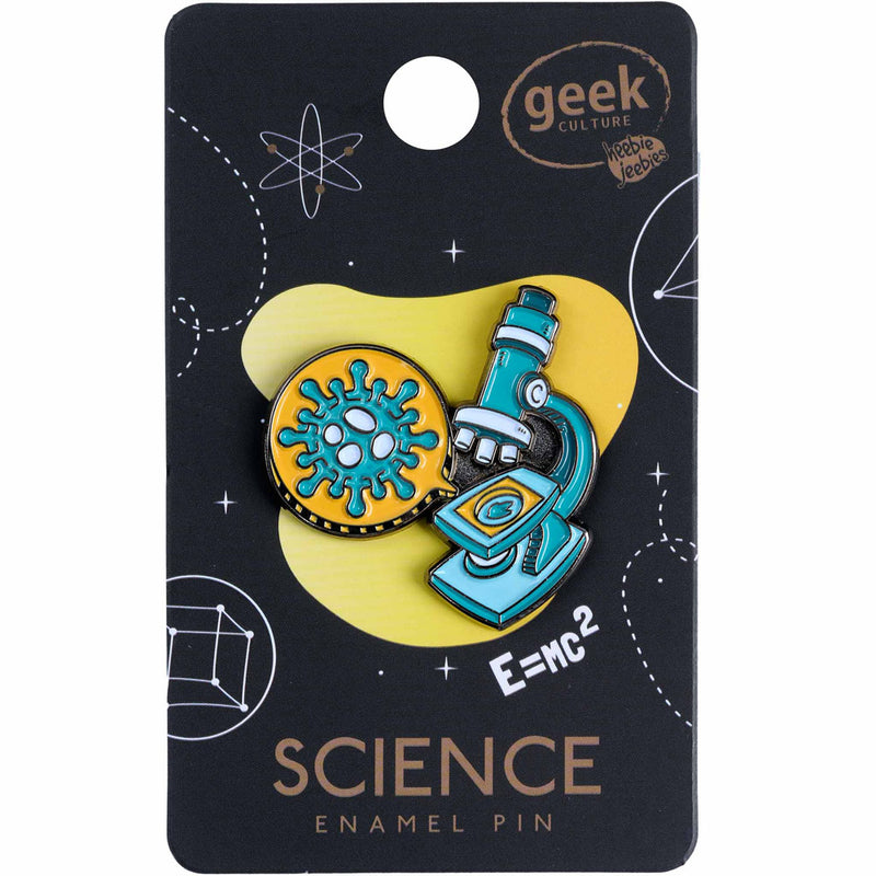 Microscope Enamel Pin