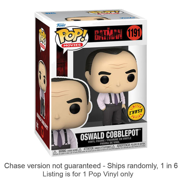 The Batman Oswald Cobblepot Pop! Vinyl Chase Ships 1 in 6