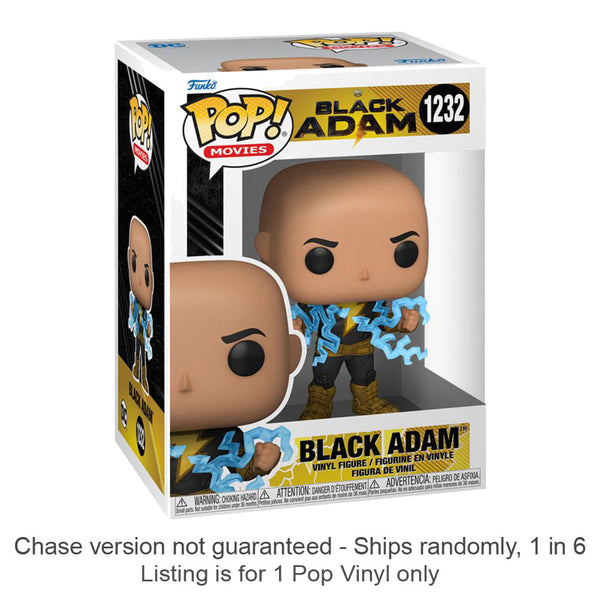 Black Adam (2022) Black Adam Pop! Vinyl Chase Ships 1 in 6