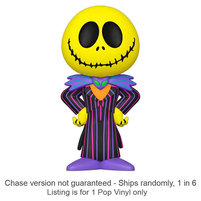 Jack Skellington Black Light Vinyl Soda Chase Ships 1 in 6