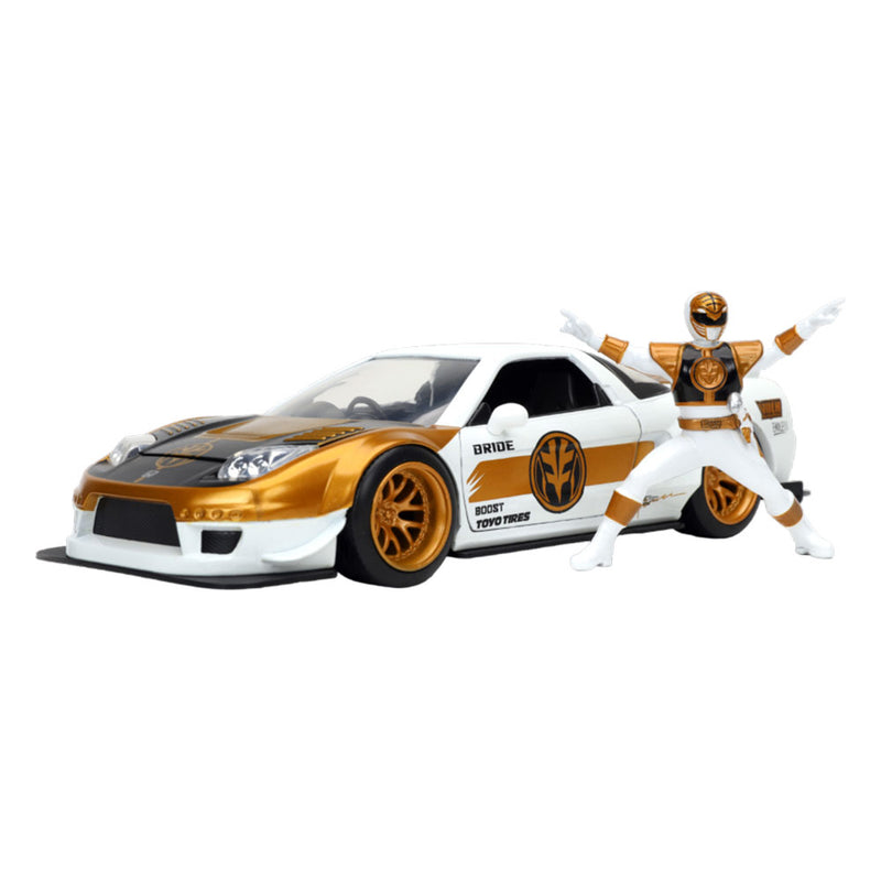 Power Rangers 2002 Honda NSX 1:24 with White Ranger Figure