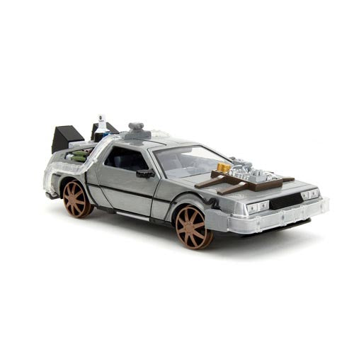 Back to the Future 3 Delorean 1:24 Diecast Vehicle w/ Lights