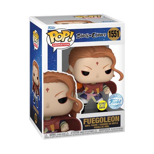 Black Clover Fuegoleon US Exclusive Glow Pop! Vinyl