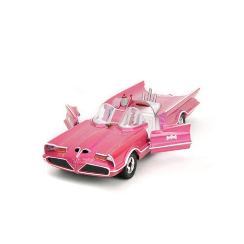 Pink Slips Classic Batmobile Pink 1:24 Scale Diecast Vehicle